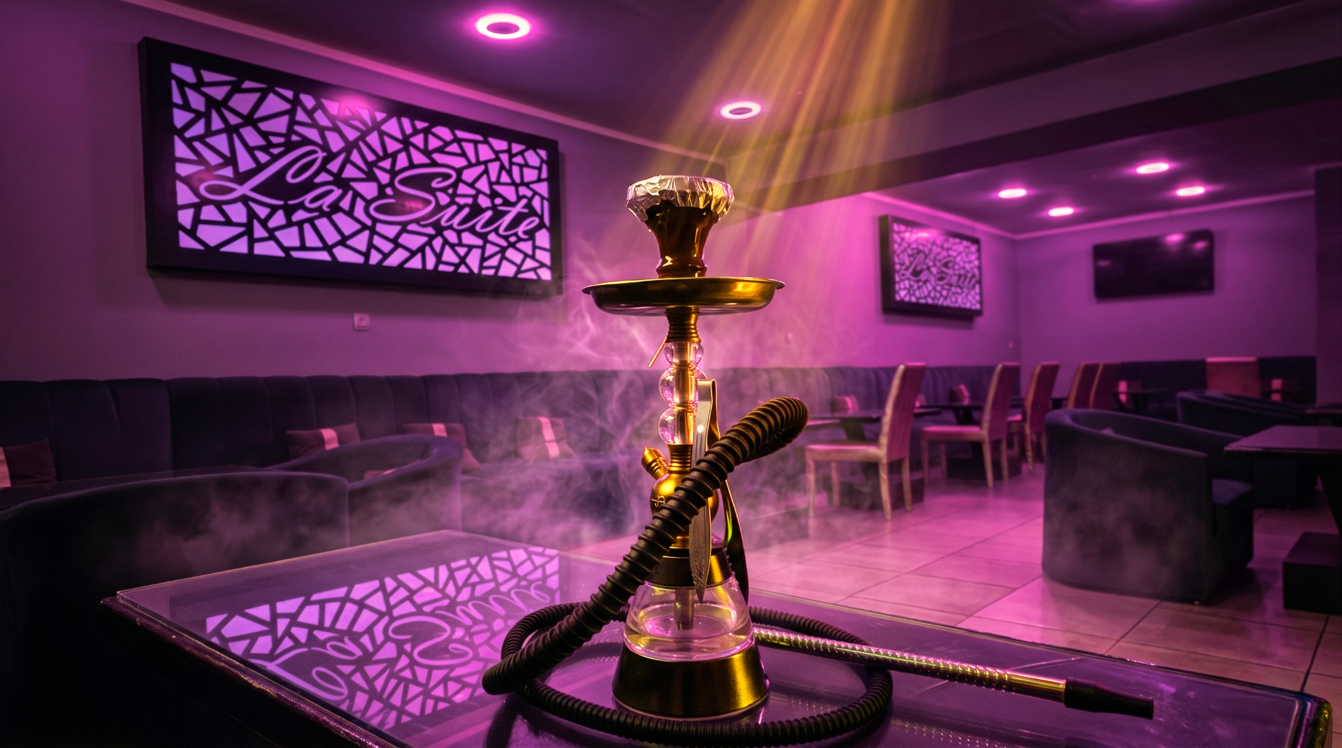 Intérieur du lounge LA SUITE à Montpellier